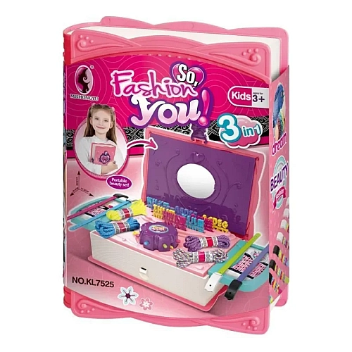 Набір для творчості KL7525-A 3в1: Браслети, Нитки, Літери, Наклейки