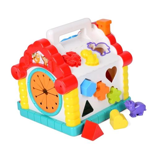 Розвиваючий Будинок Сортувальник Фігур з Музикою та Світлом HOLA 9196