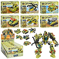 Конструктор Qman 41108 Військові Транспортні Засоби - Робот 777 деталей 6в1