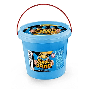 Кінетичний пісок "Stretch Sand" синій 700 г у відрі STS-01-01
