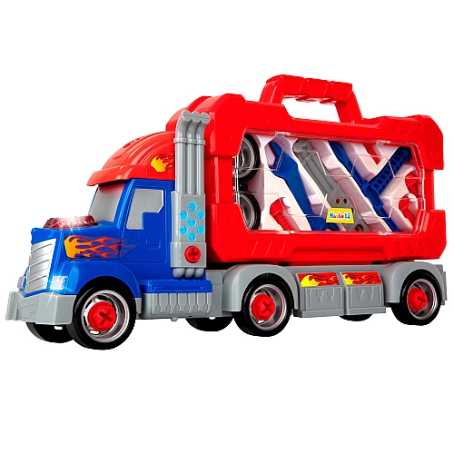 Конструктор трейлер із музикою та світлом, інструменти 661-189