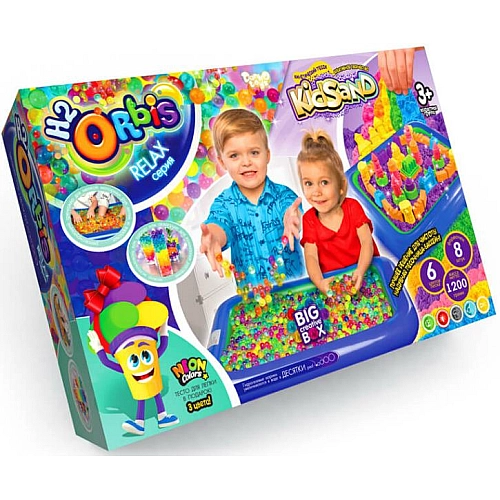 Антистресовий Ігровий набір: H2Orbis з Кінетичним Піском та Надувною Пісочницею (ORBK-01-01U)