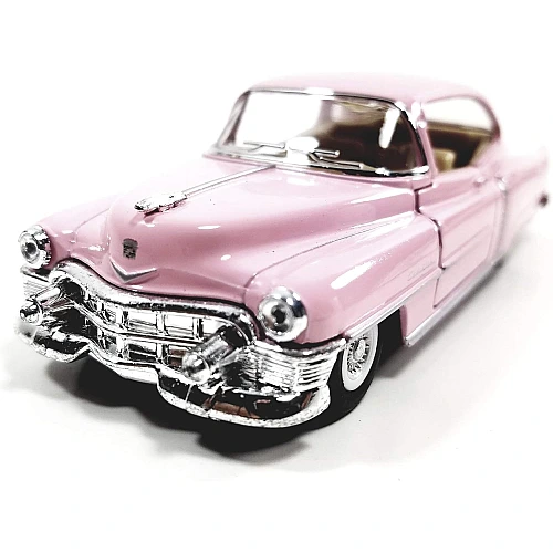 Металлическая машинка Kinsmart 1953 Cadillac Series 62 Coupe 1:43 (KT5339W) цвет Розовый
