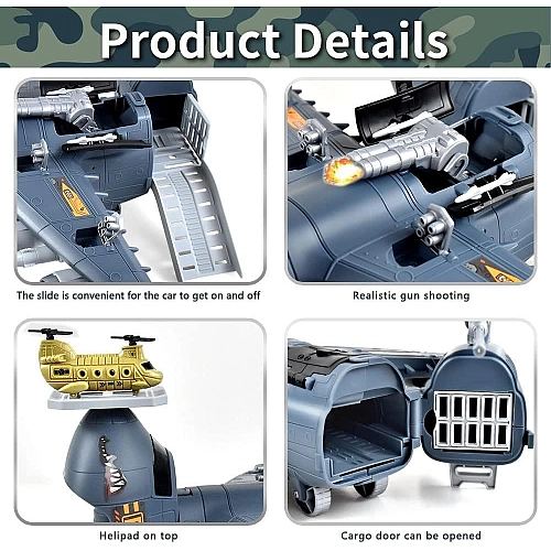Іграшковий набір Військовий Літак та Бойові Машинки P936-A