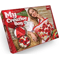 Сумка вишита стрічками та бісером "My creative bag" MCB-01-01