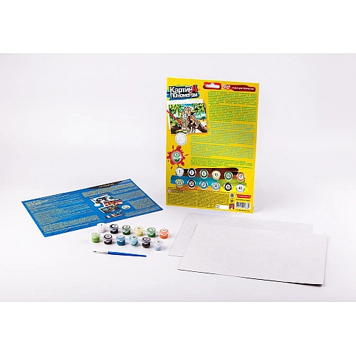 Картина по номерам "Леопарды" (297×210 мм, KN-03-03)