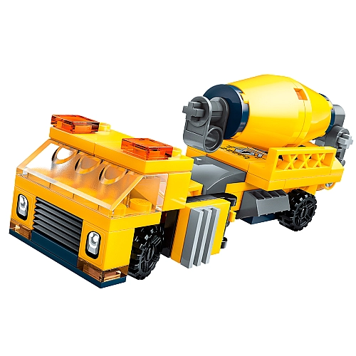 Конструктор Qman 6в1: Будівельна техніка-Трансформер, 479 деталей