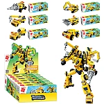 Конструктор Qman 1417 Будівельна техніка-Трансформер Trans-collector 6в1, 6шт (6 видів) 479 деталей