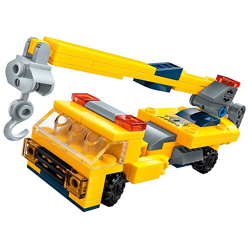 Конструктор Qman 6в1: Будівельна техніка-Трансформер, 479 деталей