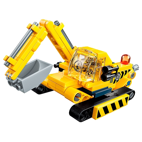 Конструктор Qman 6в1: Будівельна техніка-Трансформер, 479 деталей