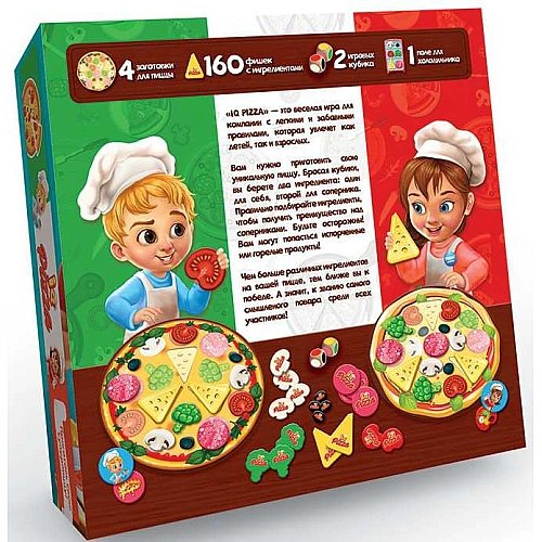 Настільна розважальна гра IQ Pizza рус /G-IP-01