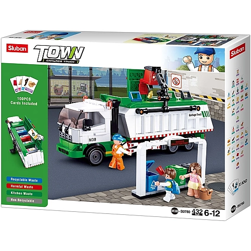 Конструктор Sluban M38-B0780 Сміттєвоз серія Town, 432 деталі
