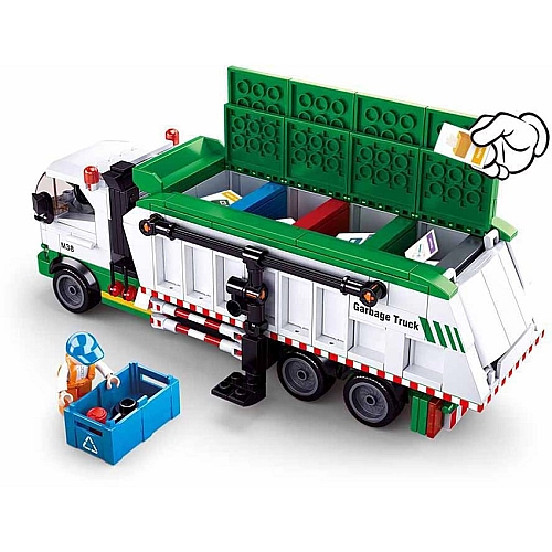 Конструктор Sluban M38-B0780 Сміттєвоз серія Town, 432 деталі