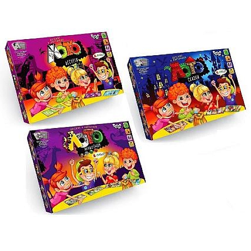 Дитяче розвиваюче лото в картинках New LTD-Asrt-01, Skz-01, Anm-01