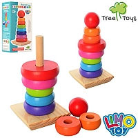 Дерев'яна іграшка Пірамідка MD1215