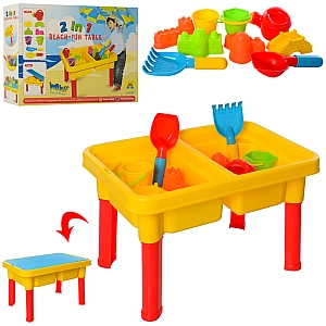 Ігровий Столик пісочниця з набором для ігор із піском M0831U/R