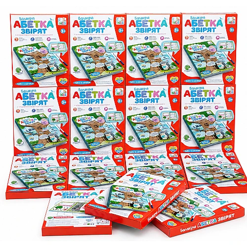 Электронная книга Limo Toy SK 0052 Говорящая Азбука зверушек (На украинском языке), с маркером