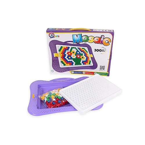 Мозаика красочная ТехноК 300 фишек 4722