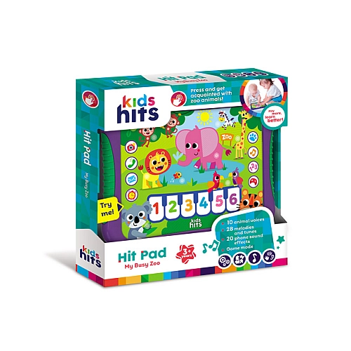 Интерактивный развивающий музыкальный планшет Kids Hits "Мой веселый Zoo" KH01/005