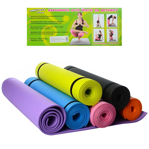 Коврик для фитнеса и йоги 173-61-0.6 см Йогамат EVA Fitness-6