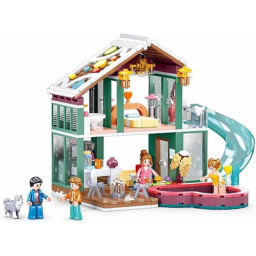 Конструктор Sluban "Заміський Будинок" - 439 деталей, M38-B0961 для творчості!