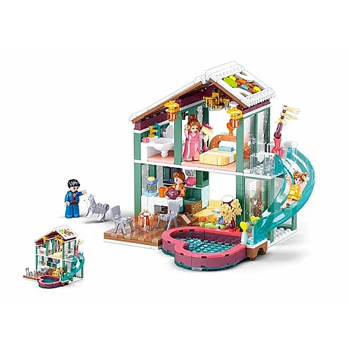 Конструктор Sluban "Заміський Будинок" - 439 деталей, M38-B0961 для творчості!