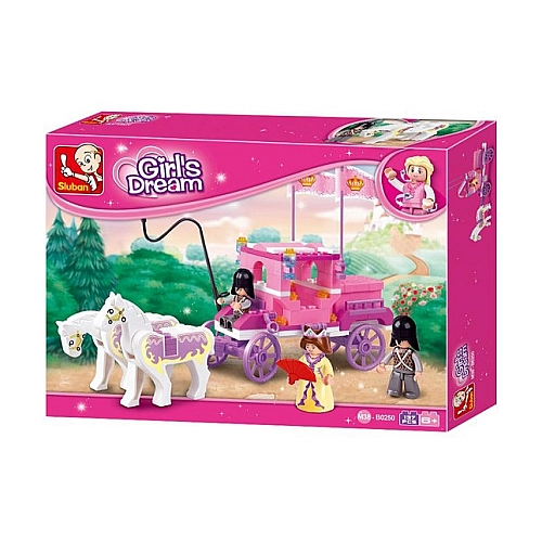 Конструктор Sluban M38-B0250 Королевская карета 137 деталей серия Girl’s Dream
