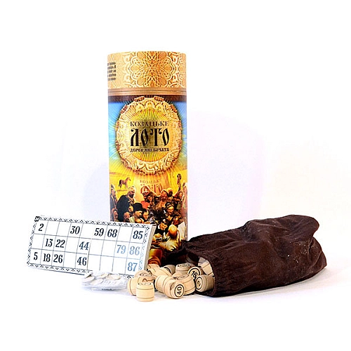 Игра Лото "Казацкое" в тубе
