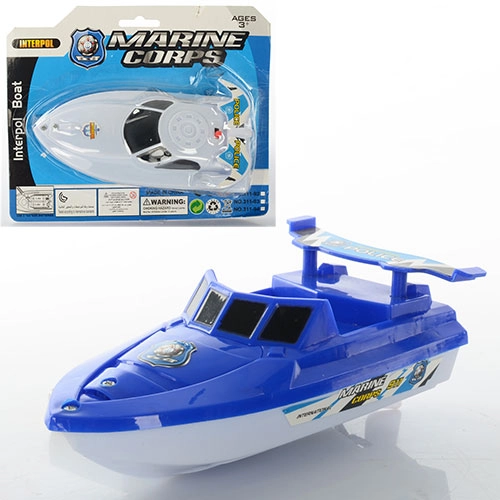 Іграшковий катер M0915 для водних ігор: яскравий мікс кольорів