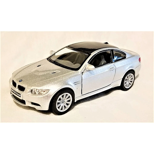 Масштабная модель Kinsmart BMW M3 Coupe 1:36 KT5348W (серебристая)