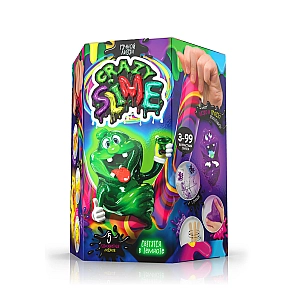 Набір для дослідів "Crazy Slime" ручний лизун укр. / 8