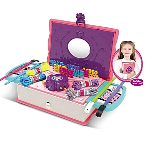 Набір для творчості KL7525-A 3в1, основа для браслетів, нитки, літери (англійські), шнурки, наклейки