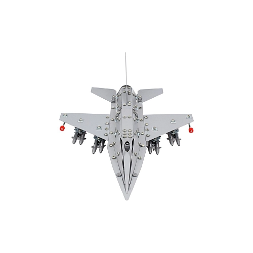 Іграшка Конструктор Літак F-16 9598: Металевий, 430 деталей