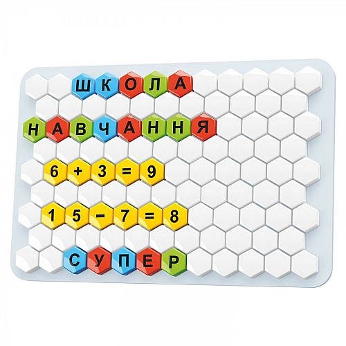 Игрушка Мозаика "Абетка Украинская и арифметика ТехноК" 2223