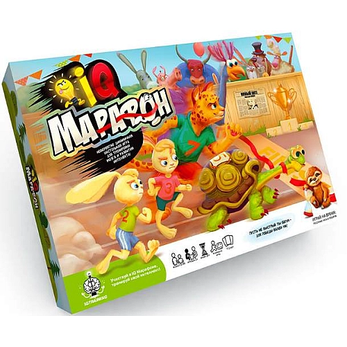 Настільна гра Danko Toys IQ Марафон (російською мовою)