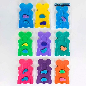 Килимок поролоновий у ванночку / великий / МІКС