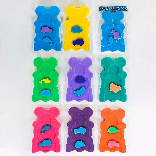 Килимок поролоновий у ванночку / великий / МІКС