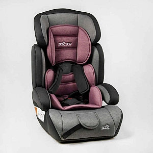 Автокрісло JOY 36800-VL сіро-рожеве 1/2/3 з бустером 9–36 кг