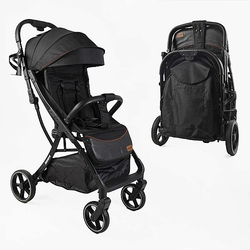 Коляска прогулянкова дитяча JOY Geneva GN-91378 рама алюмінієва, футкавер, підсклянник, телескопічна ручка