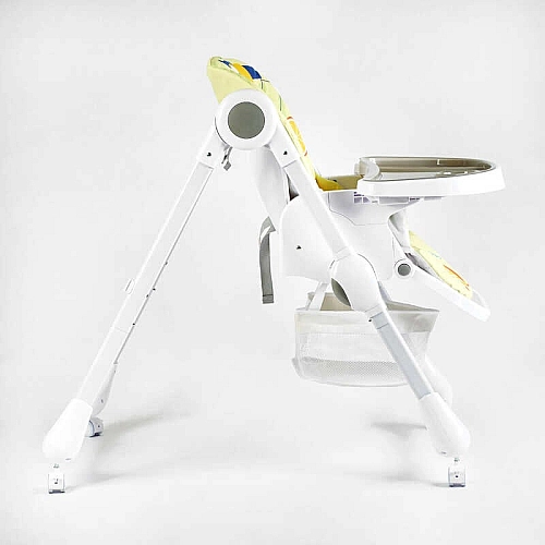 Стільчик для годування Joy K-94011 (1) мягкий чохол ПВХ, 4 колеса, з’ємний столик, кошик