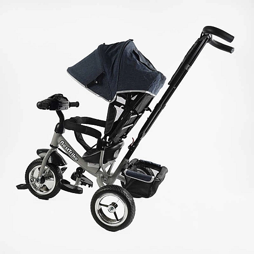 Велосипед 3-х колісний 6588 / 60-714 Best Trike (1) КОЛЕСО ПІНА, d=25см переднє, d=20см задні, фара музична, USB, Bluetooth