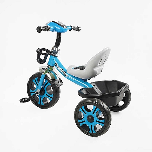 Велосипед 3-х колісний BS-24513 "Best Trike" (1) колеса EVA переднє 12’’, заднє 10’’, сталева рама, фара з музикою та світлом, кошик
