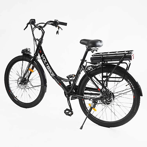 Електровелосипед Corso «VOLT BIKE» 26" дюймів TB-50082 (1) рама сталева, двигун 350W, акум. 36V10Ah, одношвидкісний, БЕЗ КОРЗИНИ, у коробці
