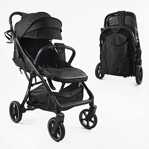 Коляска прогулянкова дитяча JOY Geneva GN-91378 рама алюмінієва, футкавер, підсклянник, телескопічна ручка