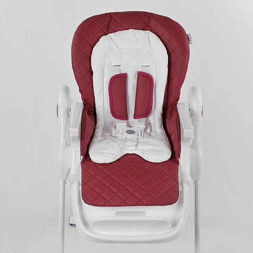 Стільчик для годування Toti W-22019 (1) м'який PU, м'який вкладиш, 4 колеса, знімний столик