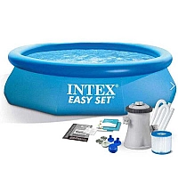 Intex Басейн наливн. 28122 NP фільтр-насос, розміром 305х76см, обсяг: 3854л, вага: 11кг