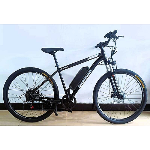 Електровелосипед Corso «Charger» 29" дюймів CR-29781 (1) рама сталева 19``, двигун 350W, акум. 36V10Ah, Shimano 7 швидкостей, у коробці