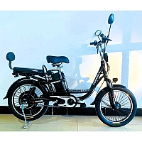 Електровелосипед Corso «Powerfull» 20" дюймів PF-60595 (1) ЧОРНИЙ, рама алюмінієва, двигун 500W, акум. 48V13Ah літієвий, зібраний на 75, у коробці