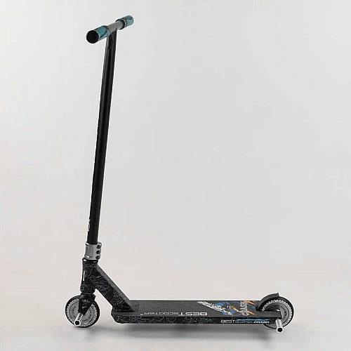 Самокат трюковий 37890 Best Scooter (4) "CRASH" HIC-система, ПЕГІ, алюмінієвий диск і дека, колеса 110 мм PU, ширина керма - 57 см, в коробці