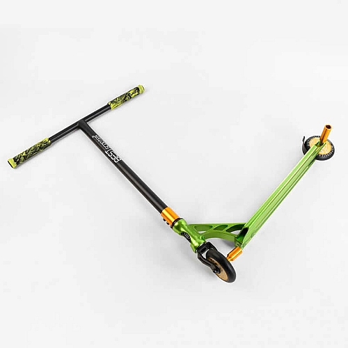 Самокат трюковий 85784 Best Scooter (4) HIC-система, ПЕГИ, алюмінієвий диск та дека, АНОДОВАНЕ ФАРБУВАННЯ, колеса PU, d = 110мм, ширина керма - 60 см